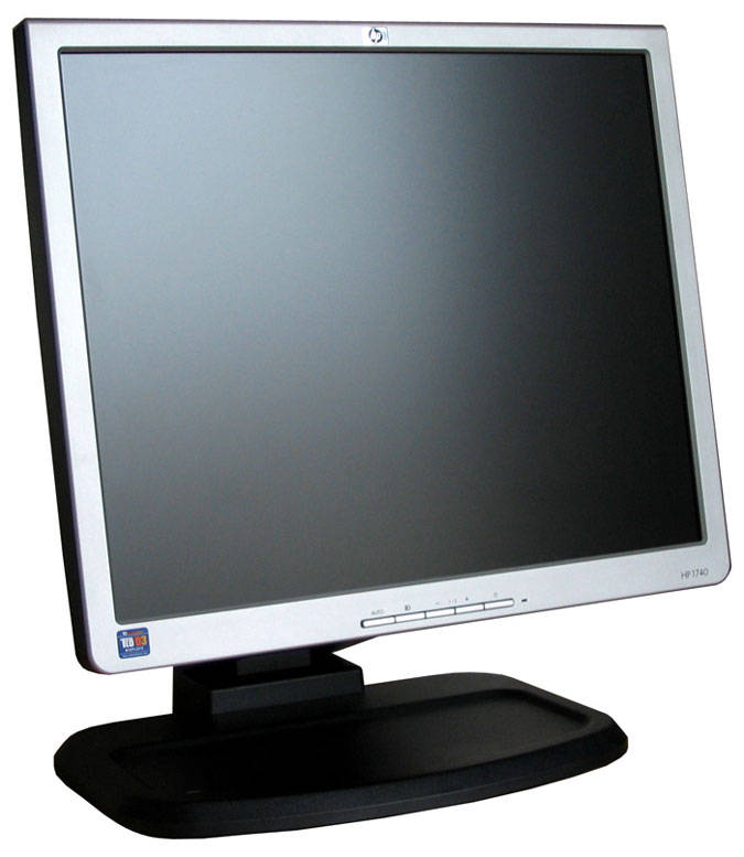 HP 1740 17INCH LCD SCREEN WITH DVI, VGA, 2X USB PORTS
