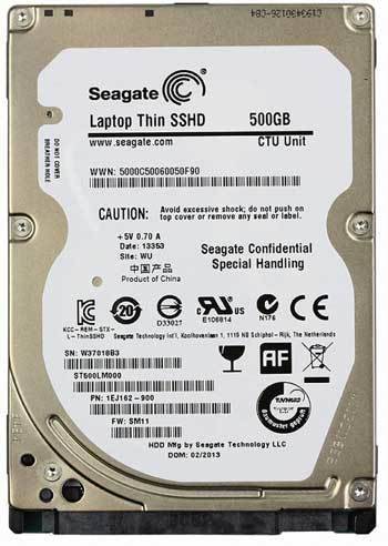 SEAGATE Laptop Thin {{SSHD}} 500Gb *500GB* SATA INTERNAL HARD DRIVE