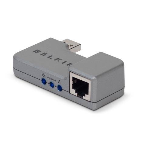 BELKIN GIGABIT (1000Mbps) USB 2.0 NETWORK ADAPTER (BRAND NEW)