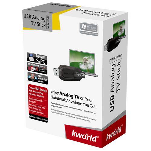 K-WORLD USB TV TUNER STICK (BRAND NEW)