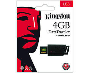 *GENIUNE* KINGSTON 4GB DT MINILITE FLASH DRIVE (BRAND NEW)