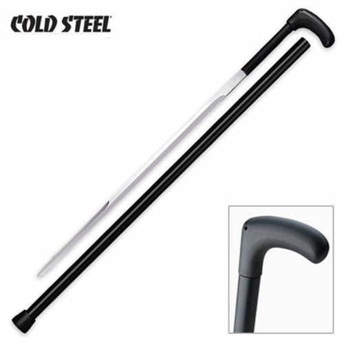 Cold Steel - HEAVY DUTY SWORD CANE (Hidden Walking Stick Sword) ( Genuine Cold Steel )