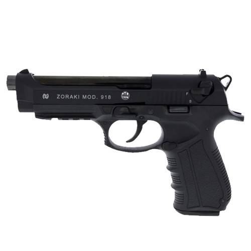 9mm Blanks Gun - ZORAKI 918, 9mm Pepper Firing Hand Gun - Looks Like Beretta 92fs - No Lisence Requi