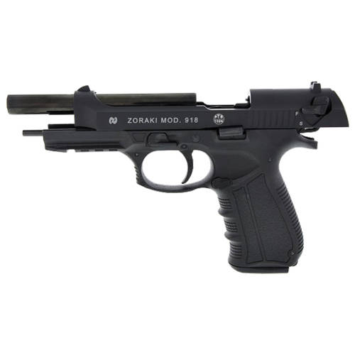 9mm Blanks Gun - ZORAKI 918, 9mm Pepper Firing Hand Gun - Looks Like Beretta 92fs - No Lisence Requi