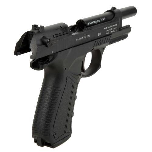 9mm Blanks Gun - ZORAKI 918, 9mm Pepper Firing Hand Gun - Looks Like Beretta 92fs - No Lisence Requi