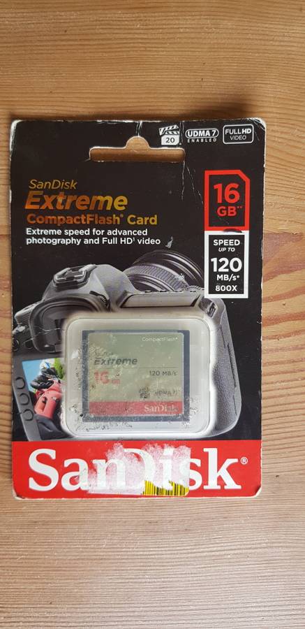 Sandisk Compact Flash Extreme 16GB 120MB/s (Brand New)