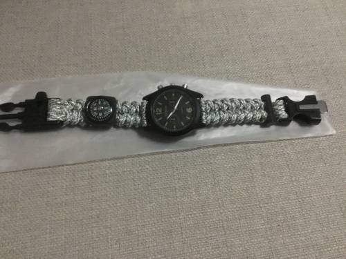 Survival campass watch ..ex display watch