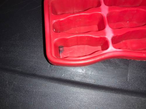 Coca Cola ice cube bottle tray