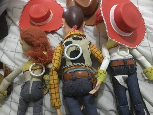 Woody and Jessie toy story