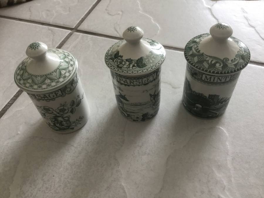 Spode 3 archive collection spices Portland
