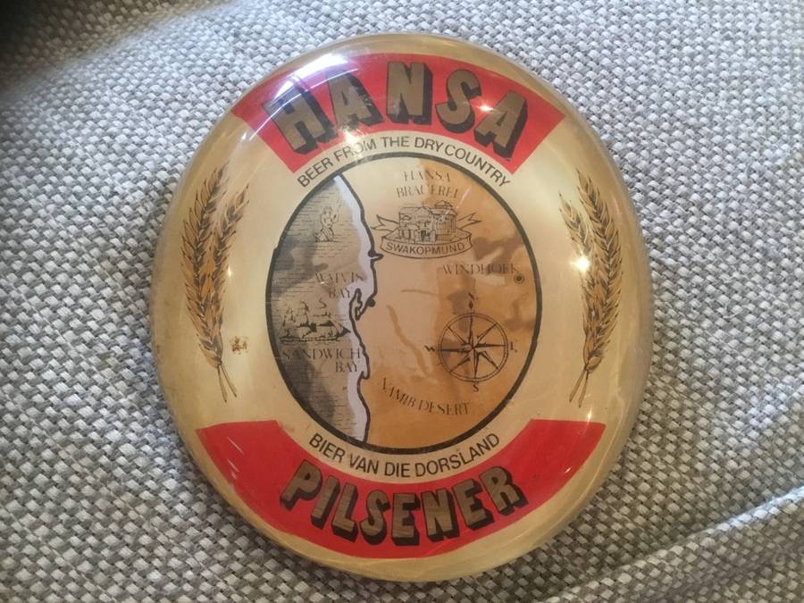 Original HANSA PILSENER BAR PLAQUE