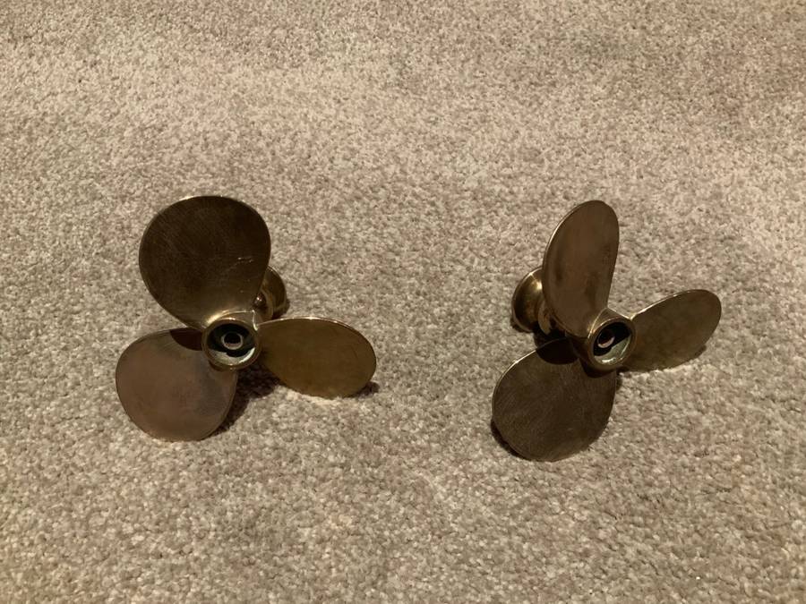 SA NAVY workshop Propeller prop candle holder