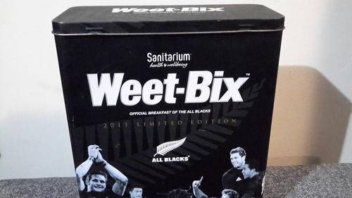All blacks Rugby weet - Bix tin