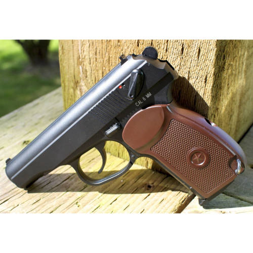 KWC Makarov PM, 4.5mm BB Pistol, CO2 Gas Gun/ Full Metal/ FREE 250 Bbs + 3 GAS
