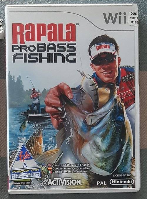 Nintendo Wii Rapala Pro Bass Fishing