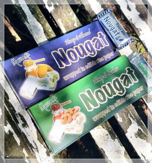 Almond Cherry Nougat Gift Box 150g