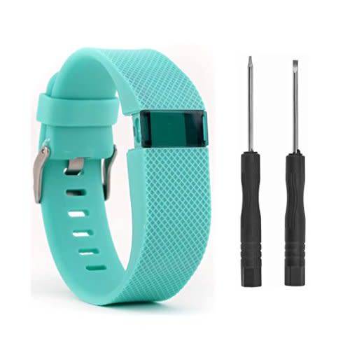 Fitbit Charge HR Large Replacement Strap with protector - Turquoise