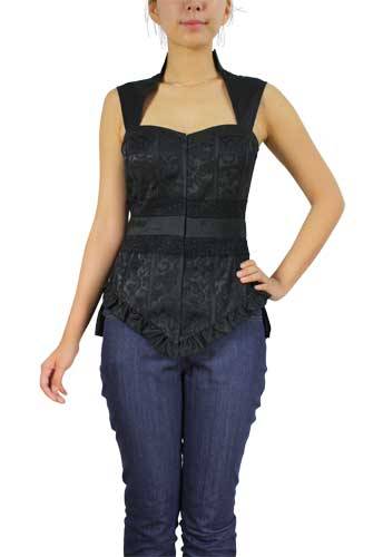 Black Lace Bustier Top - SA Size 38 Only