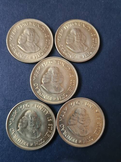 5 by SA 1/2 Cents 1964 UNC