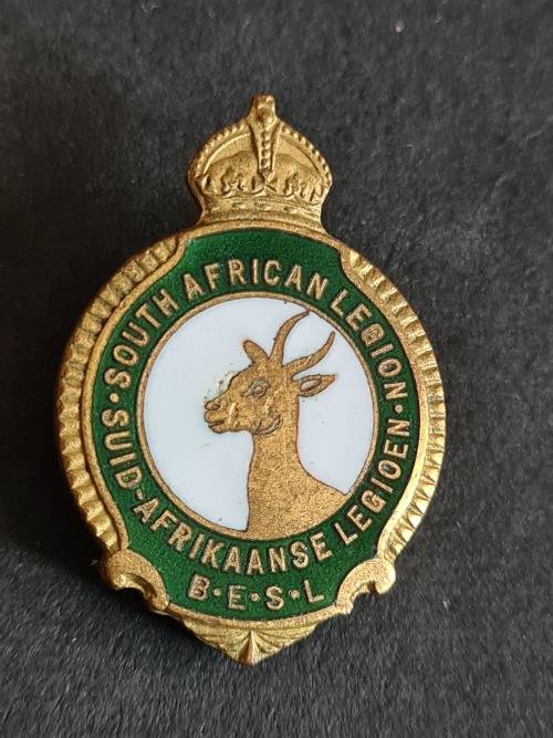 The South African Legion Lapel Badge