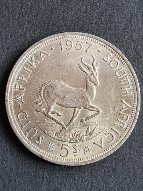Union 5 Shillings 1957