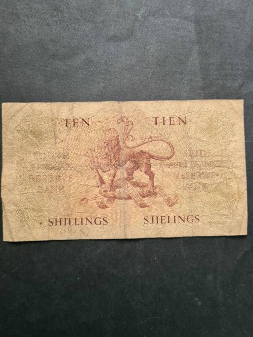 MH DE Kock 10 Shillings A/E  8/1/1958