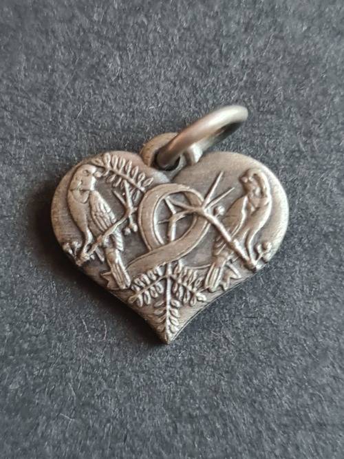 Sterling Silver Heart Pendant S925 - as per photograph