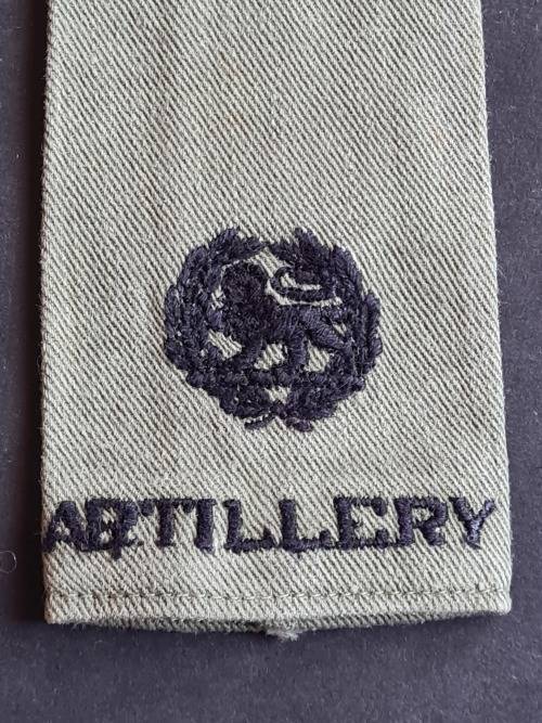 2 x Rhodesian Artillery Epaulettes - as per photograph