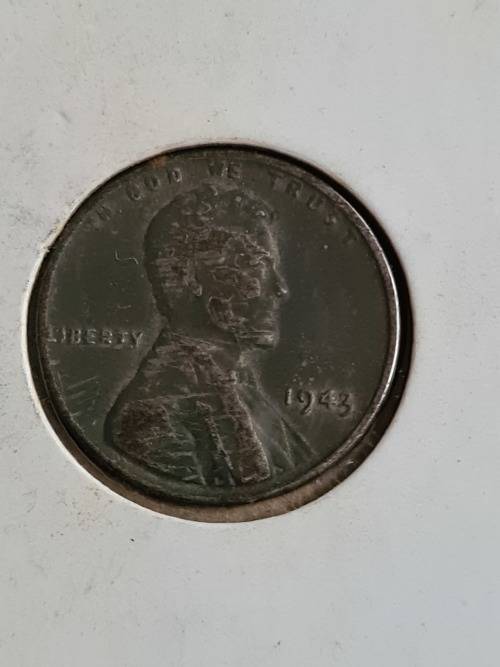 USA Steel One Cent 1943 - as per photograph