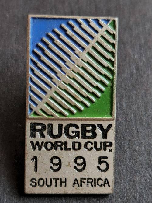 SA Rugby World Cup 1995 Pin Badge - as per photograph
