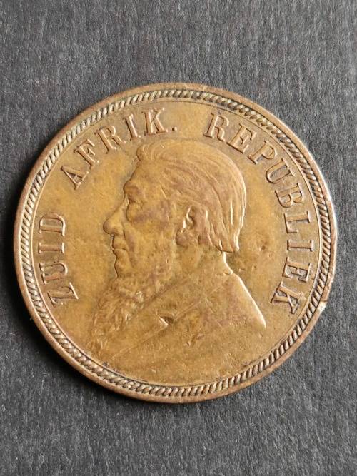 ZAR Penny 1892 - as per photograph