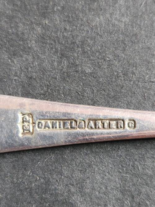 Mustard/Salt Spoon maker Daniel and Arter Electro Plated - as per photograph
