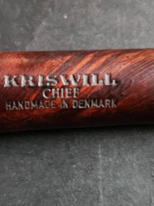 Vintage Kriswill Chief Handmade in Denmark Pipe  - as per photograph
