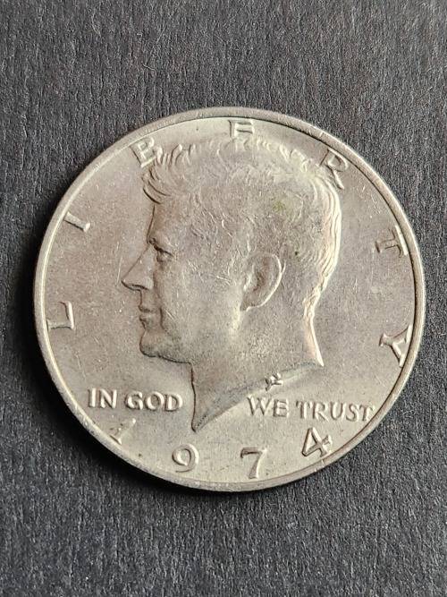 Kennedy Half Dollar 1974 - as per photograph