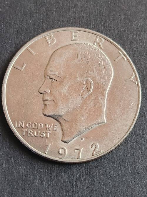 USA Eisenhower Dollar 1972D - as per photograph