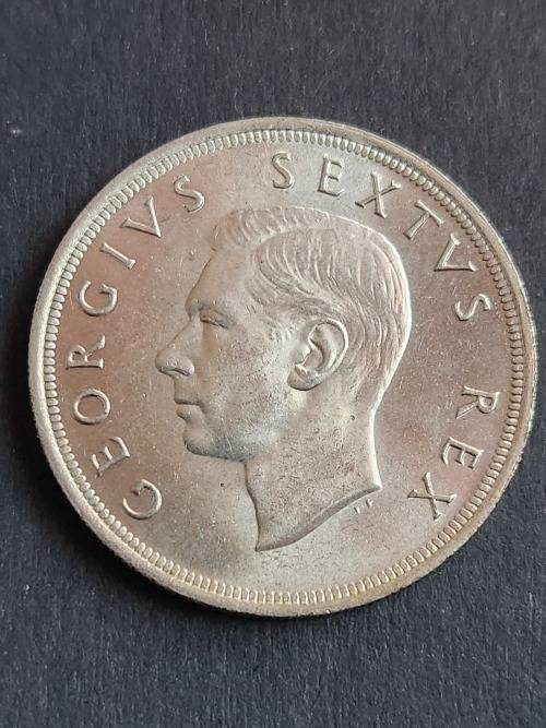 Union 5 Shillings 1952 EF+/UNC - as per photograph  per photograph