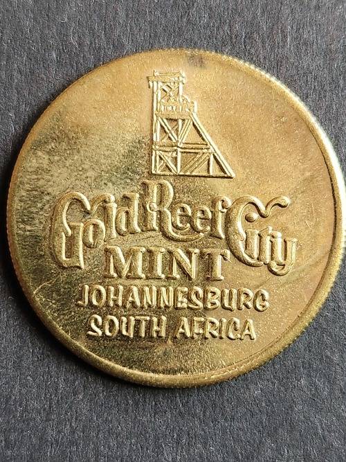 Gold Reef City Good Luck Token - as per photograph