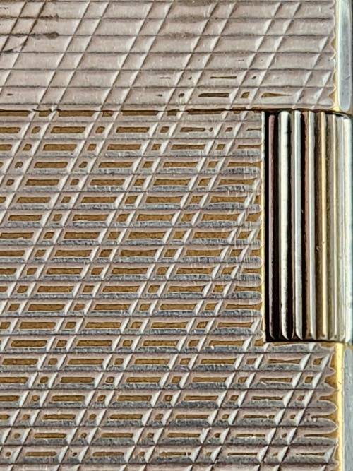 Silver Plated Saint Dupont Lighter made in France (needs gas/flint) 45mmx 35mm - as per photograph