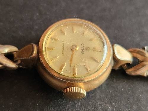 Vintage Ladies Cyma Watch (working needs to be serviced) - as per photograph