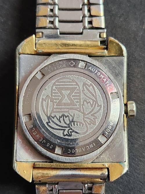 Vintage Men`s Edox Diamatic Swiss made Watch- as per photograph