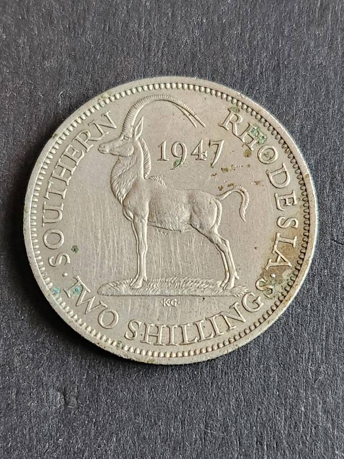 Southern Rhodesia 2 Shillings 1947 Filler coin - as per photograph