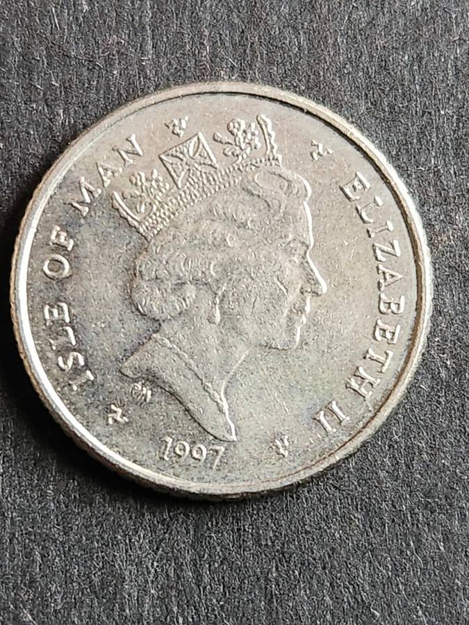 Isle of Man 5 Pence 1997 - as per photograph