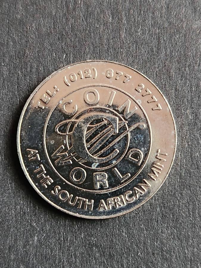 SA Mint Coin World Token Motor Harley Davidson Cycles 3 November 2002 - as per photograph