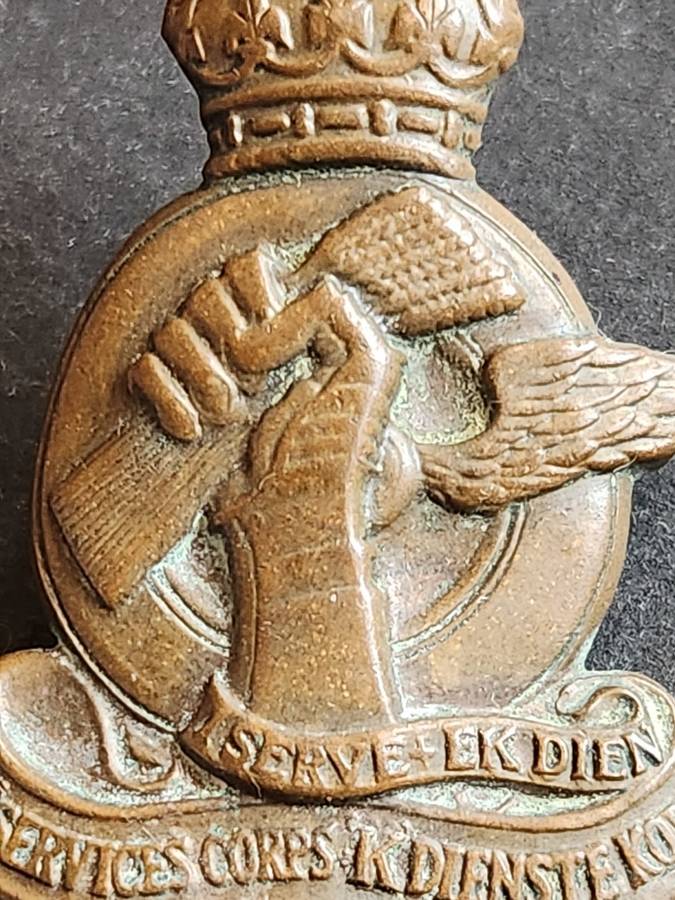 WW2 Q Services Corps Badge - as per photograph