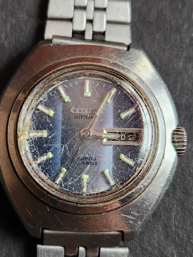 Vintage Ladies Citizen Automatic 28800 17 Jewels Mechanical Wrist Watch (not working)