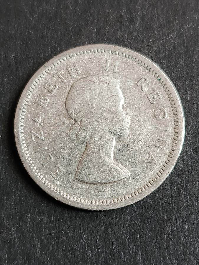 Union 1 Shilling 1954 - as per photograph