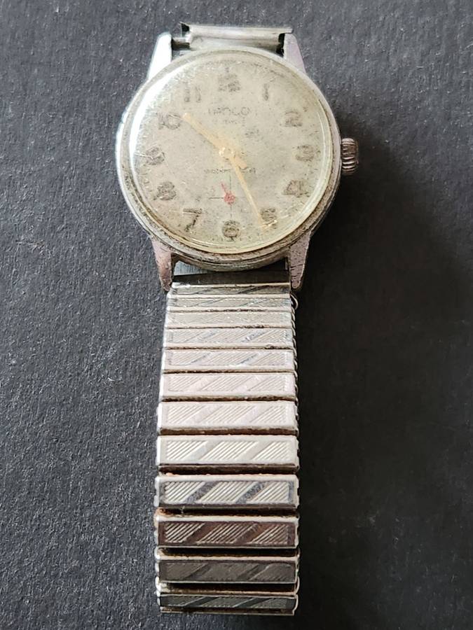 Vintage Men`s Lanco 15 Jewels Shock Proof Wrist Watch (not working)