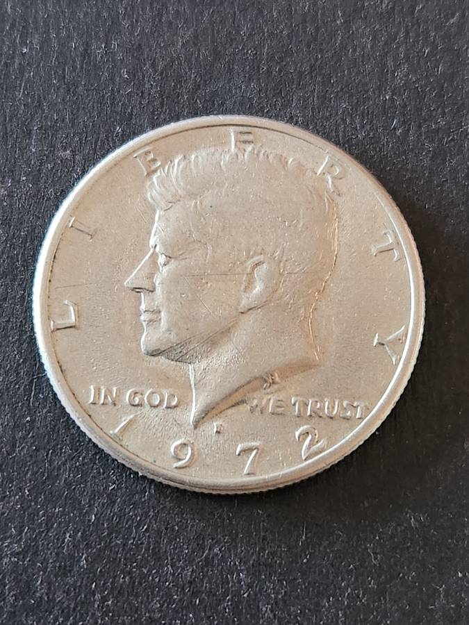 USA Kennedy 1/2 Dollar 1972 - as per photograph