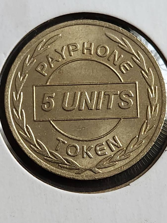 Rare MTN Pay Phone 5 Units Token - as per photograph