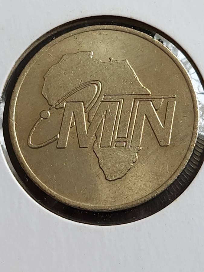 Rare MTN Pay Phone 5 Units Token - as per photograph